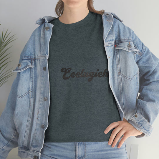 ECELUGICH LOGO Unisex Heavy Cotton Tee