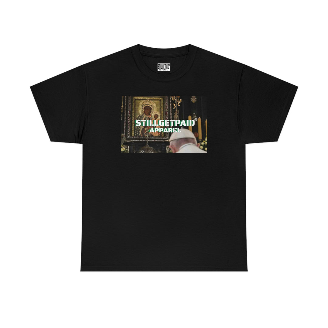 STILLGETPAID® APPAREL  BLACK MADONNA AND CHILD JC Unisex Heavy Cotton Tee