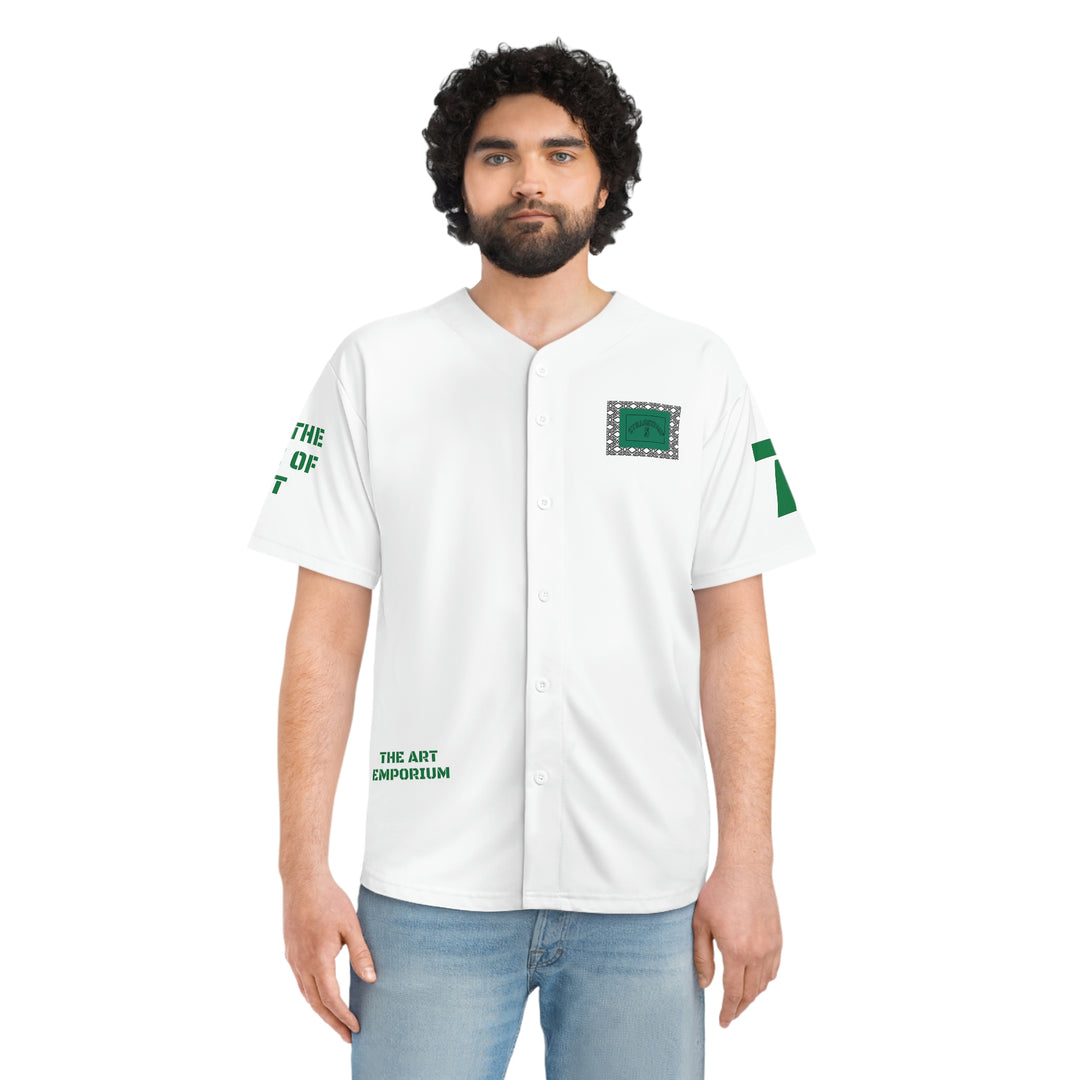 STILLGETPAID® APPAREL Men's WHITE Baseball Jersey