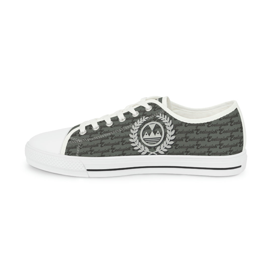 Ecelugich Green Men's Low Top Sneakers