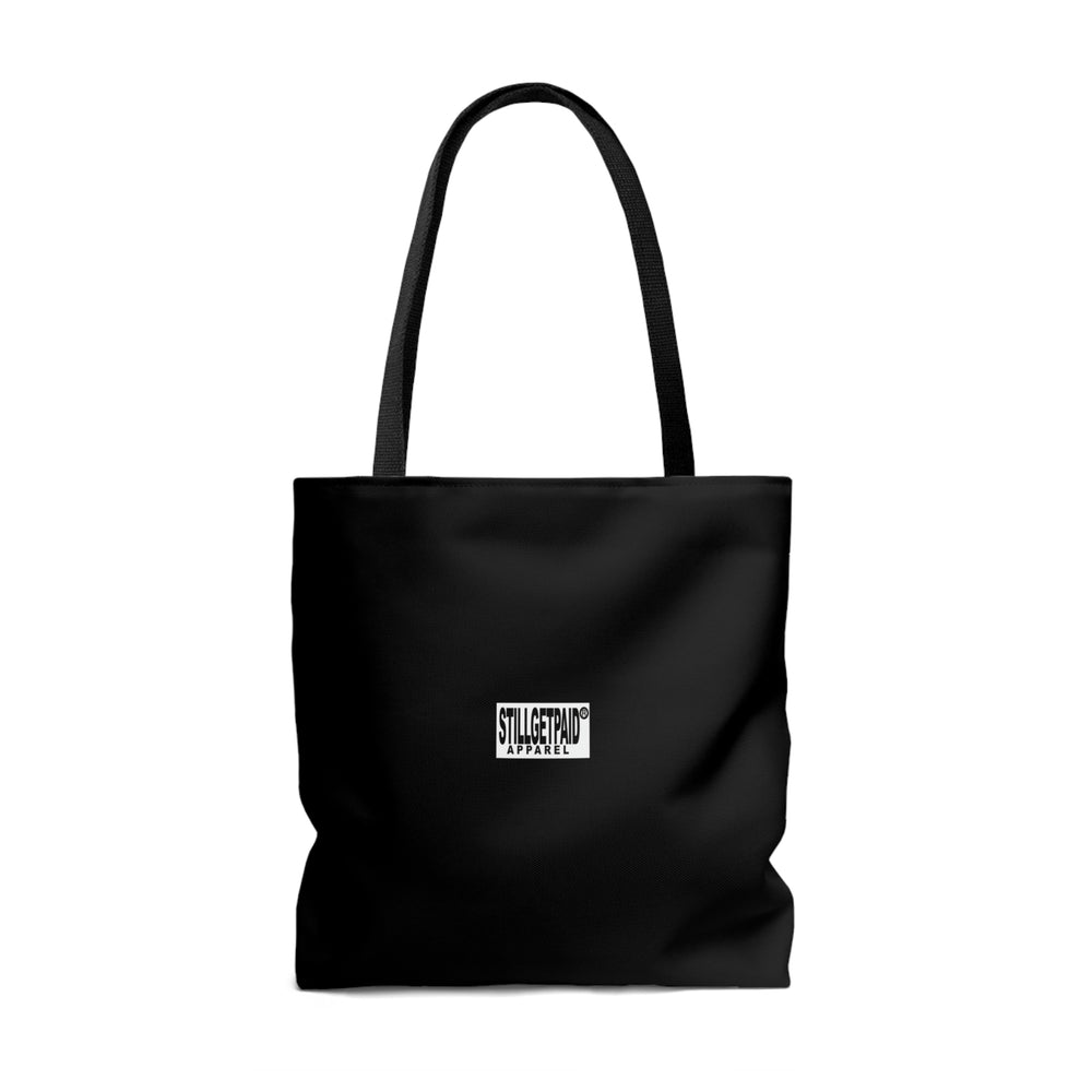 STILLGETPAID® APPAREL  BLACK TALL AOP Tote Bag