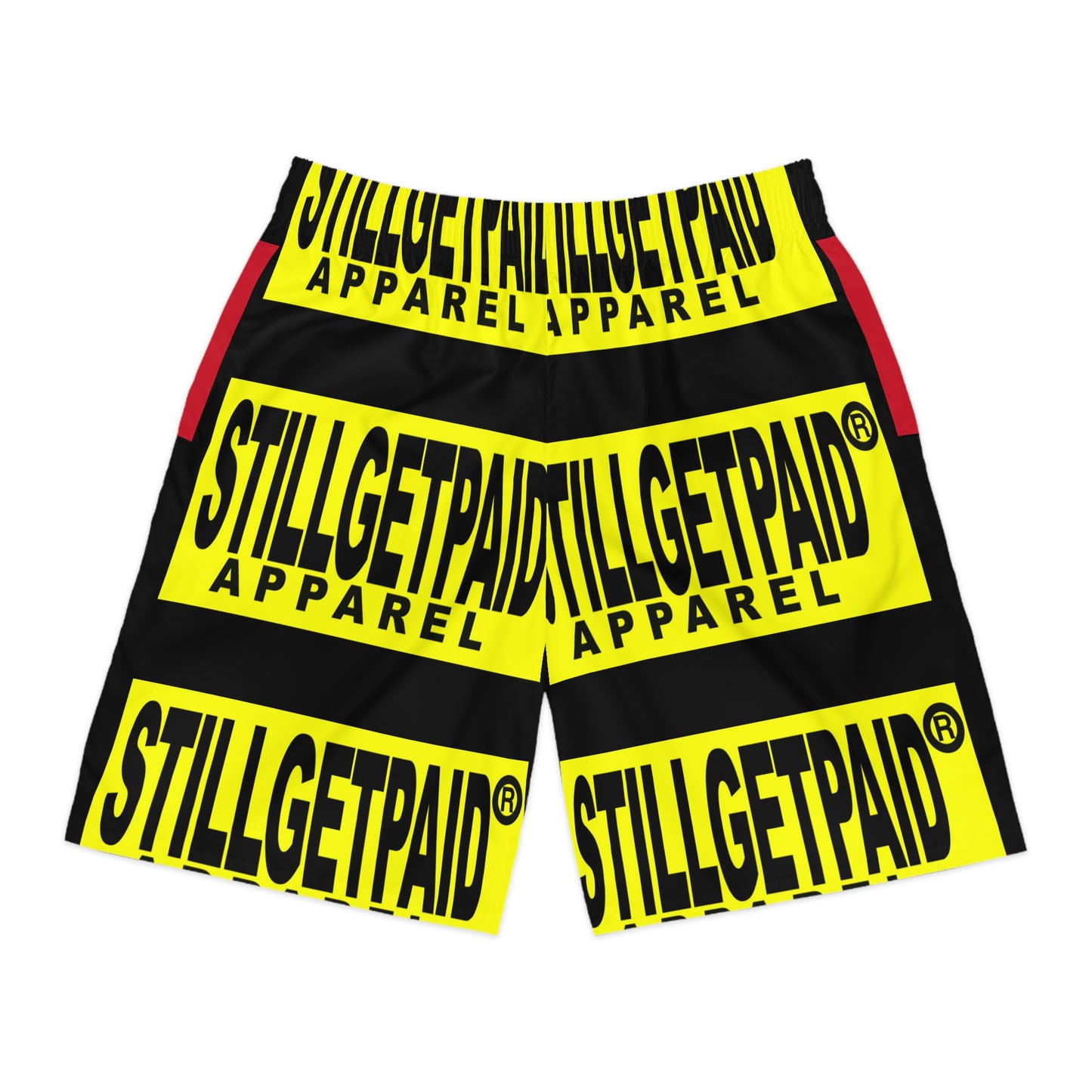 STILLGETPAID® APPAREL YELLOW Men's Jogger Shorts (AOP)