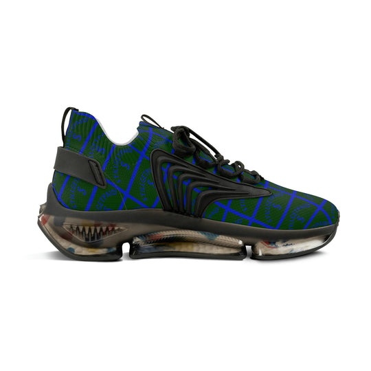 STILLGETPAID® APPAREL  BLUE GREEN Men's Mesh Sneakers