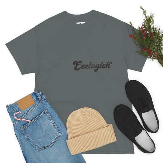 ECELUGICH LOGO Unisex Heavy Cotton Tee