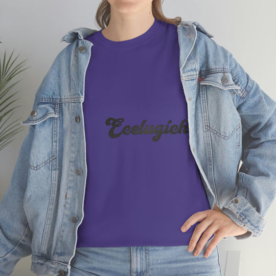 ECELUGICH LOGO Unisex Heavy Cotton Tee