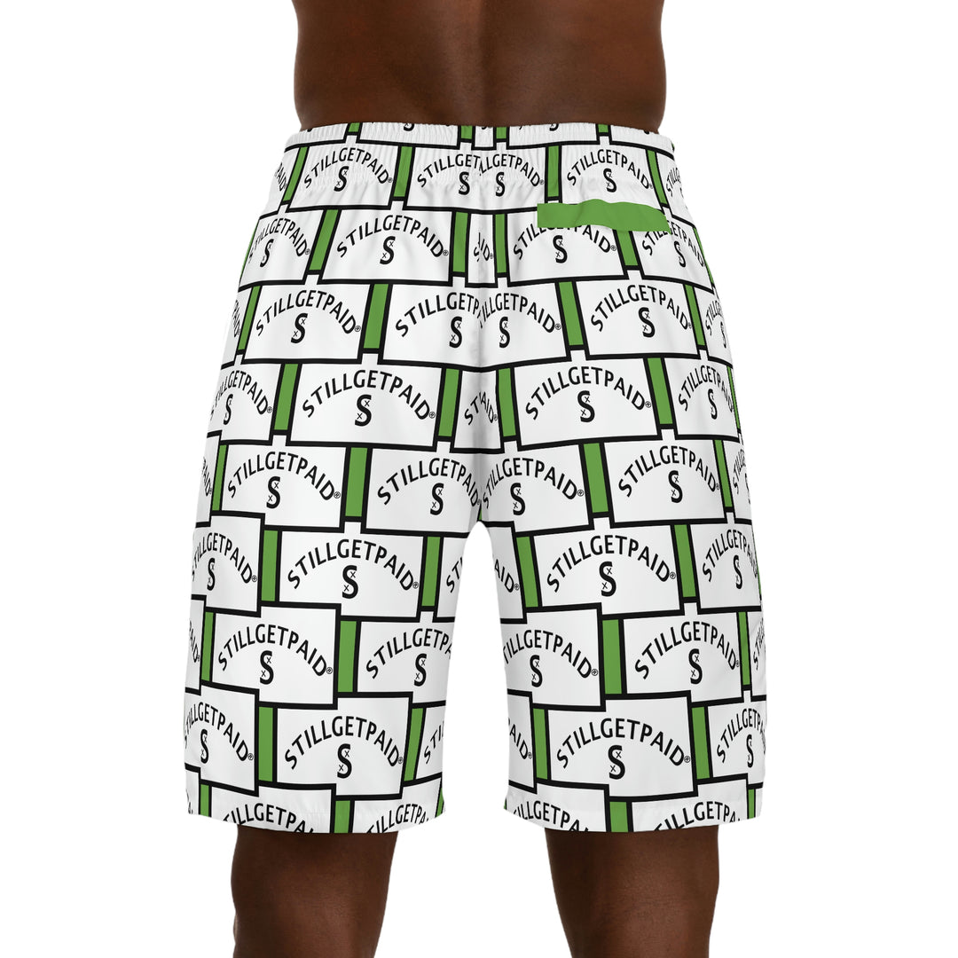 STILGETPAID®️ APPAREL Men's Jogger Shorts (AOP)