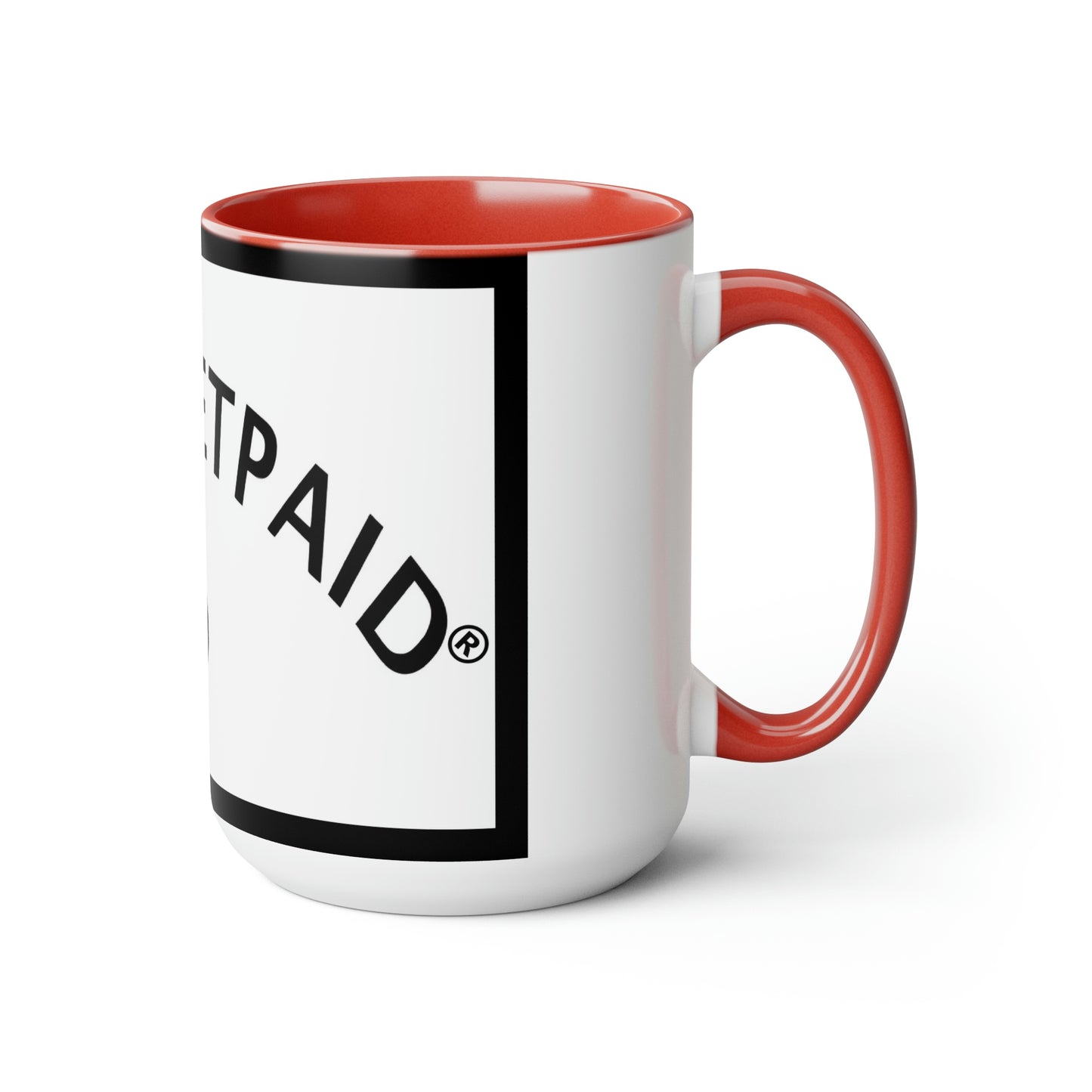 STILLGETPAID®️ APPAREL Two-Tone Coffee Mugs, 15oz