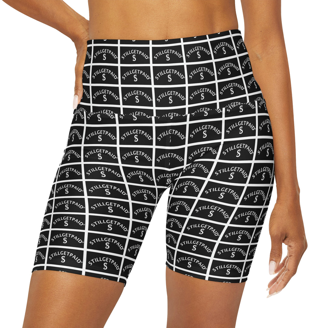 STILL GET PAID APPAREL High Waisted Yoga Shorts