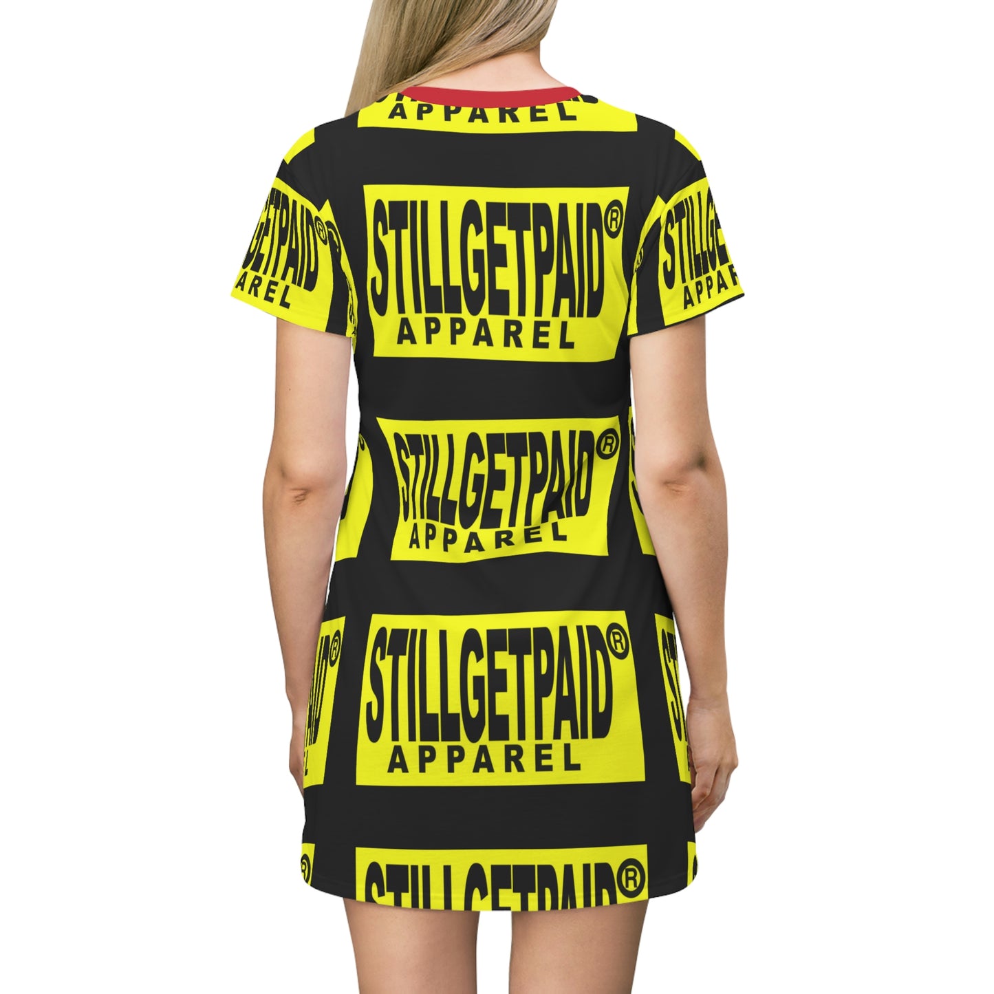 STILLGETPAID® APPAREL All Over Print T-Shirt Dress