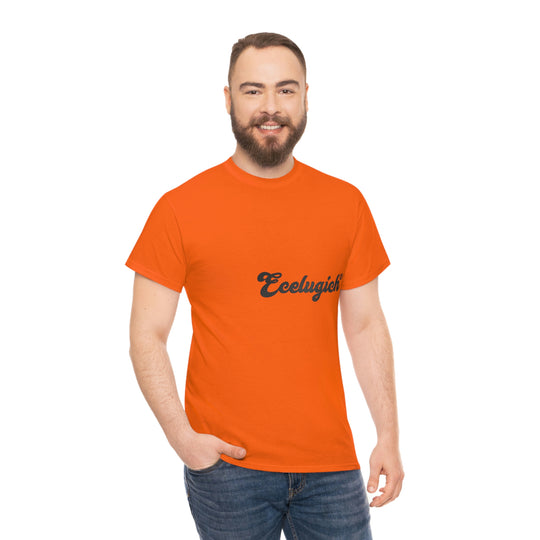 ECELUGICH LOGO Unisex Heavy Cotton Tee