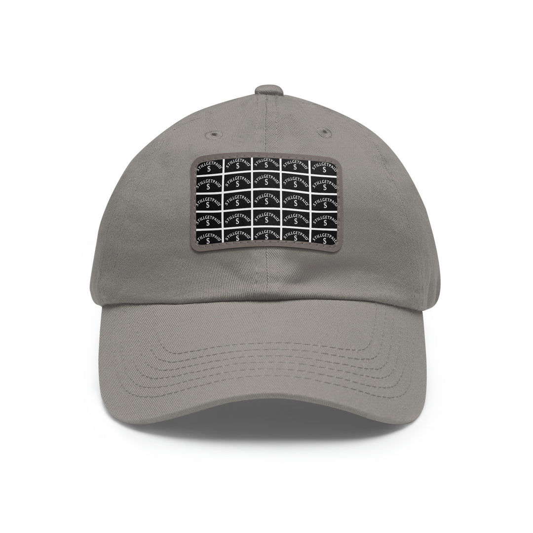 STILLGETPAID® APPAREL Dad Hat with Leather Patch