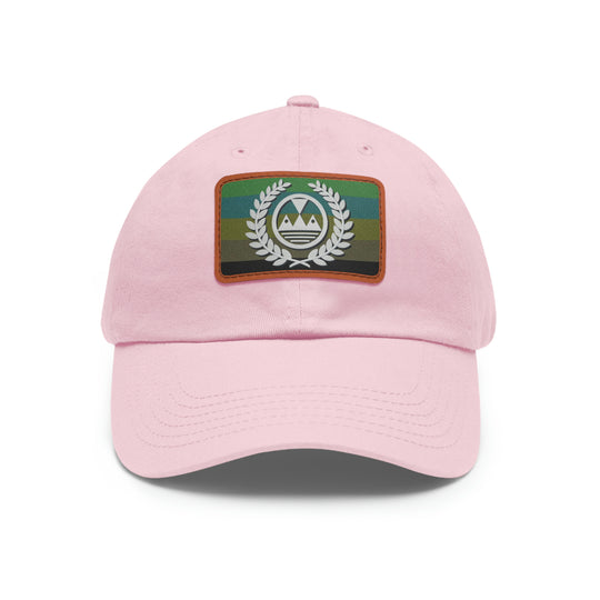 Ecelugich Dad Hat with Leather Patch