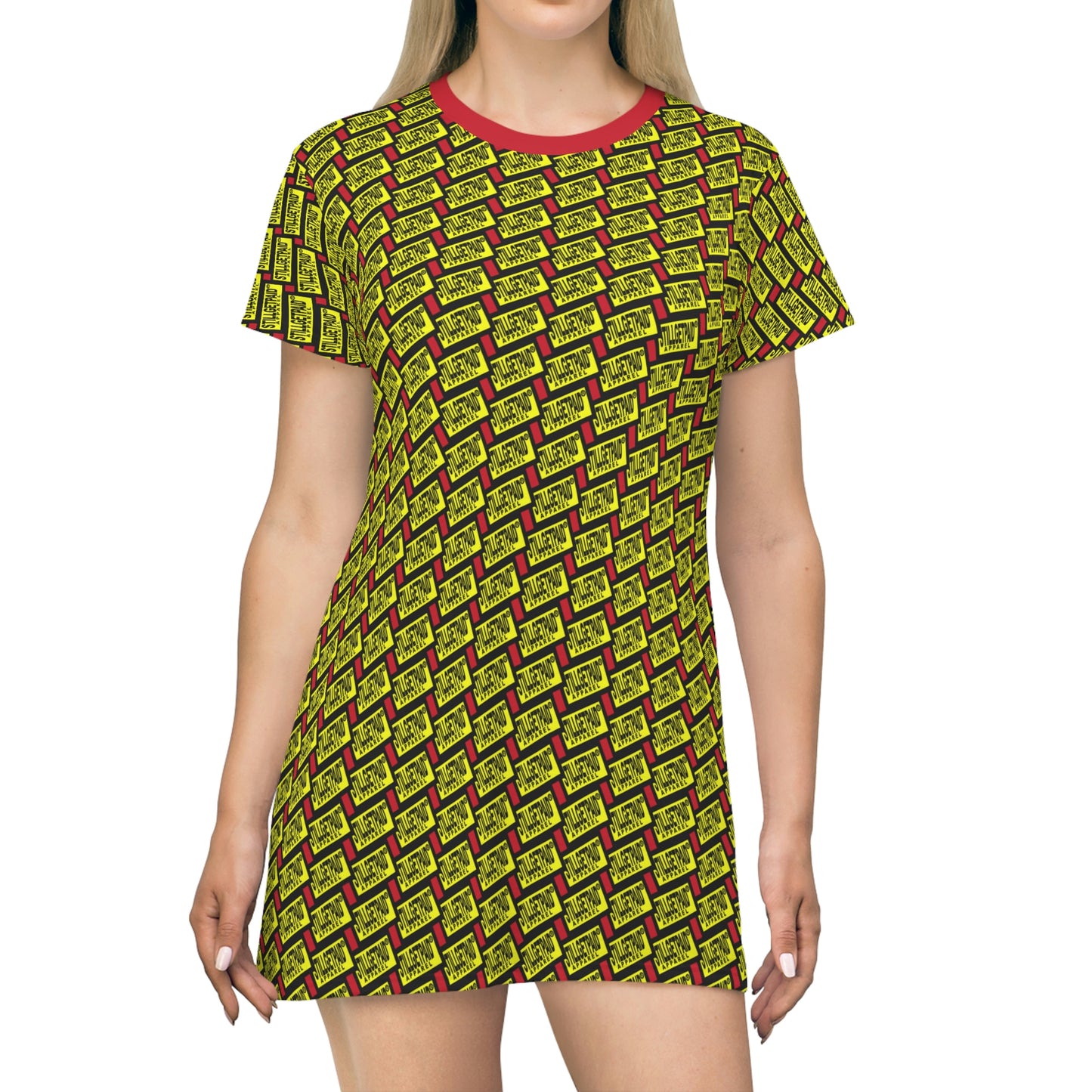 STILLGETPAID® APPAREL All Over Print T-Shirt Dress