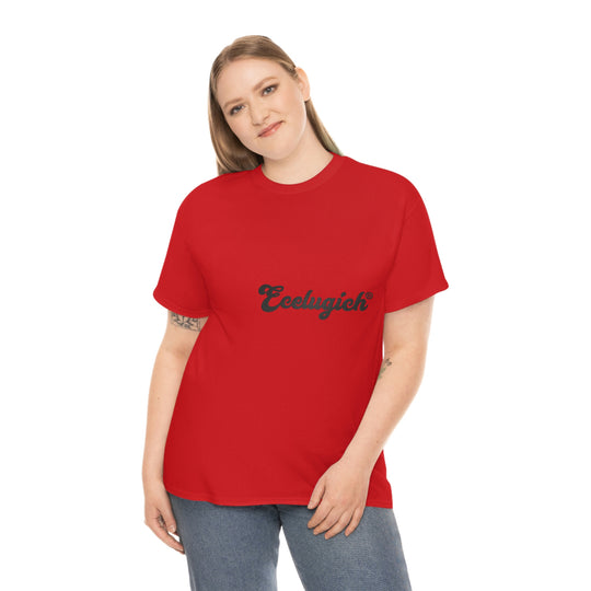 ECELUGICH LOGO Unisex Heavy Cotton Tee