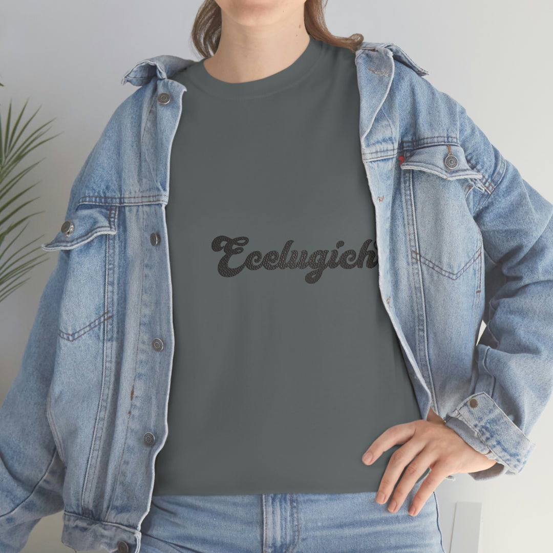 ECELUGICH LOGO Unisex Heavy Cotton Tee