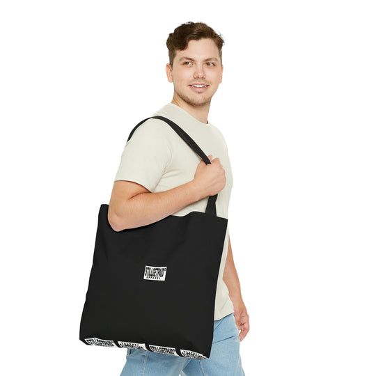 STILLGETPAID® APPAREL  BLACK TALL AOP Tote Bag