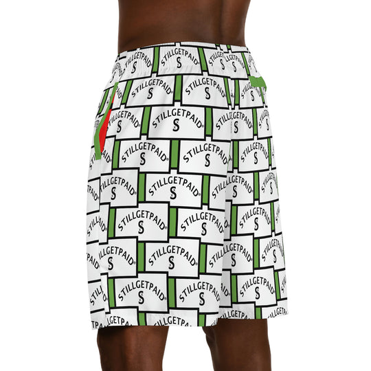 STILGETPAID®️ APPAREL Men's Jogger Shorts (AOP)