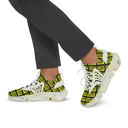 STILLGETPAID® APPAREL YELLOW Men's Mesh Sneakers