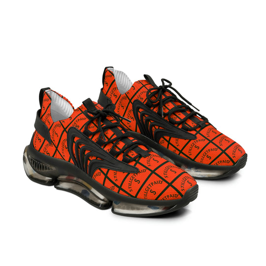 STILLGETPAID® APPAREL RED Men's Mesh Sneakers