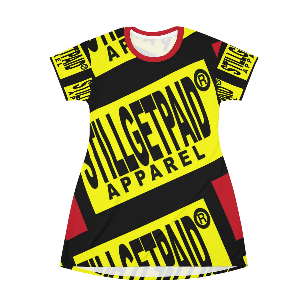 STILLGETPAID® APPAREL All Over Print T-Shirt Dress