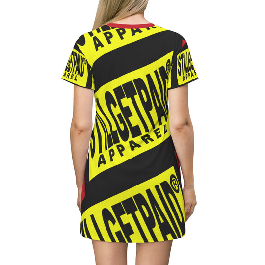 STILLGETPAID® APPAREL All Over Print T-Shirt Dress