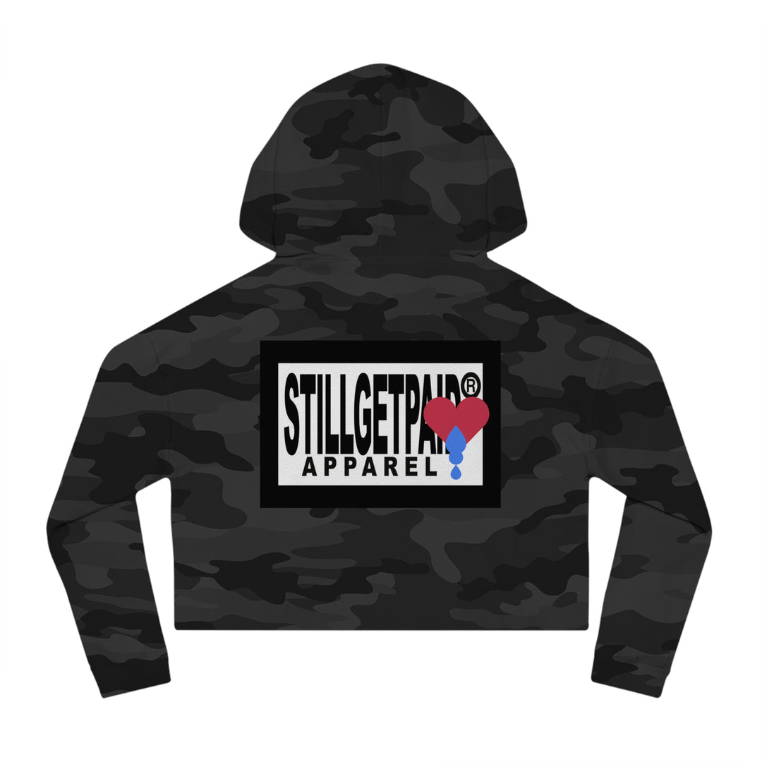 STILLGETPAID® APPAREL Women’s Cropped Hooded Sweatshirt