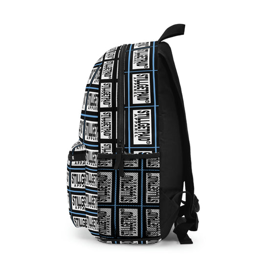 STILL GET PAID APPAREL BLUE Backpack FULL PRINT