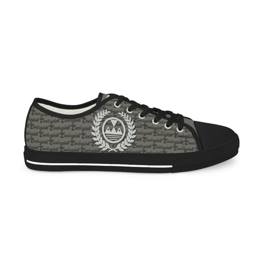 Ecelugich Gray Men's Low Top Sneakers