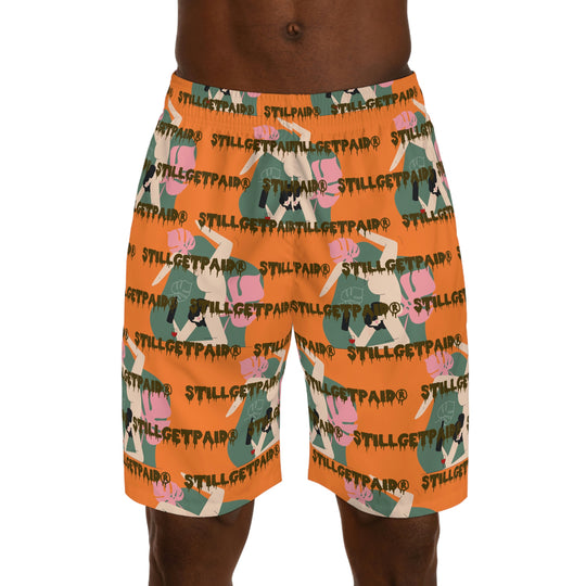 STILLGETPAID® APPAREL Men's Jogger Shorts