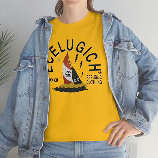 ECELUGICH LOGO Unisex Heavy Cotton Tee