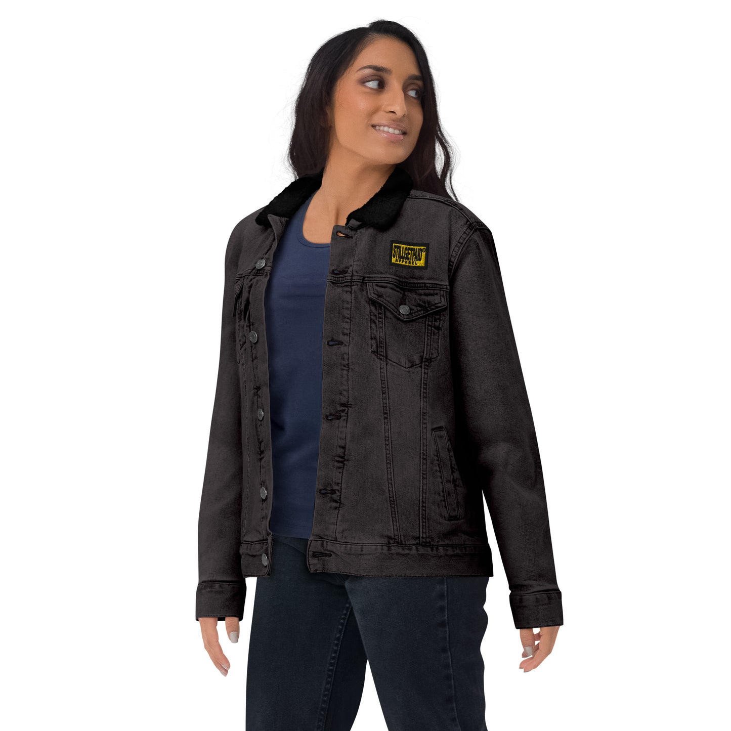 STILLGETPAID® APPAREL Unisex denim sherpa jacket